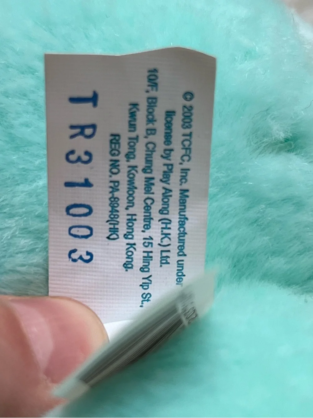Vintage Y2K Care Bears Plush Glow A Lot Wish Bear 2003 Play Along Toys Toy